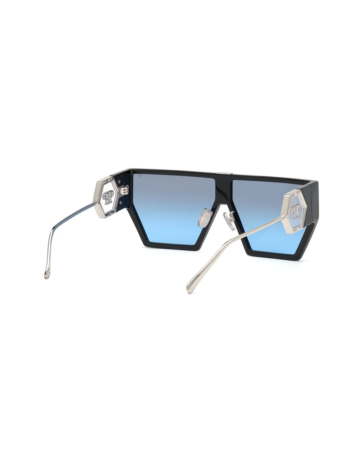 Sunglasses Shield Space Rock Plein Hexagon, цвет: Черный