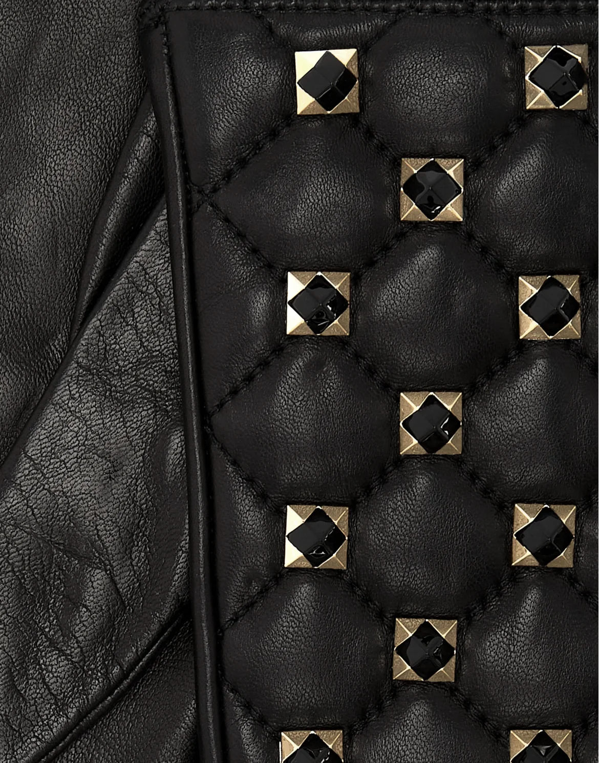 Mid-gloves Studs, цвет: Черный