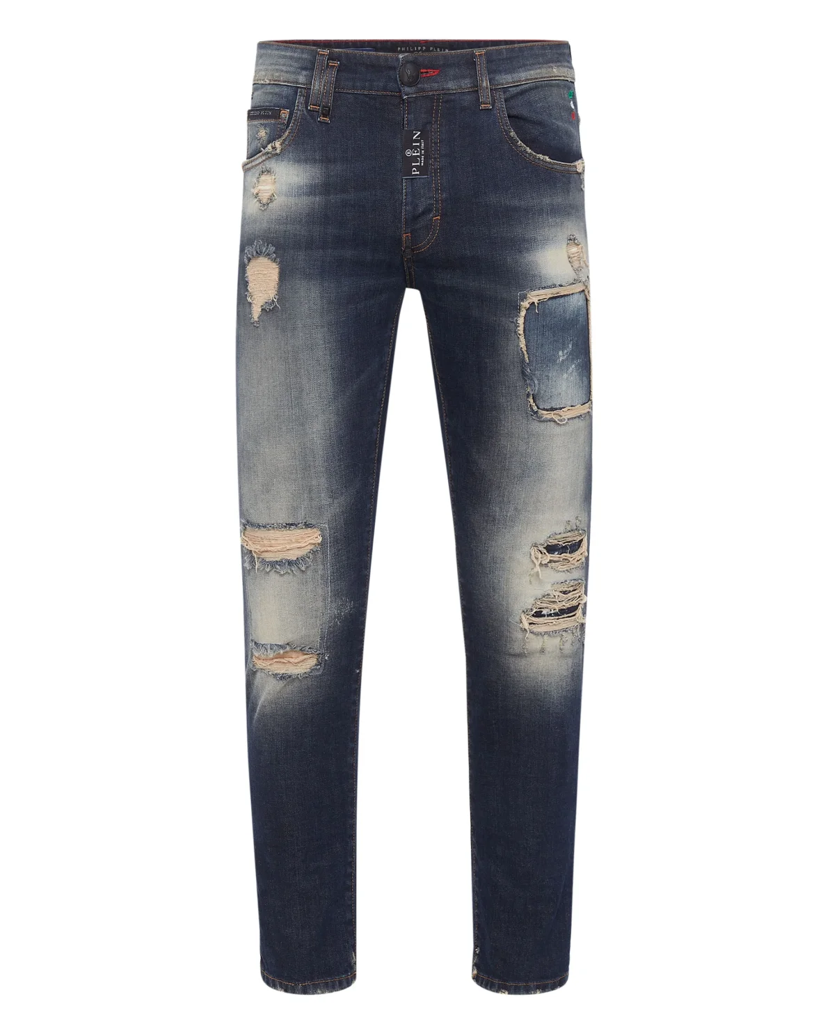 Denim Trousers Skinny Fit, цвет: Серый