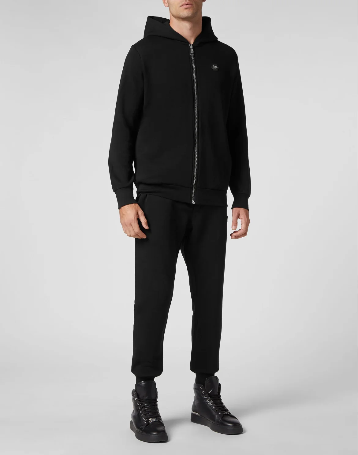 Hoodie sweatshirt Hexagon, цвет: Черный
