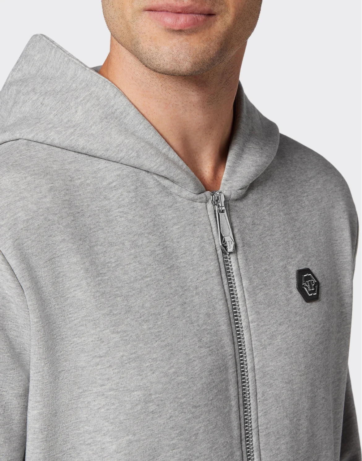 Hoodie sweatshirt Hexagon, цвет: Серый