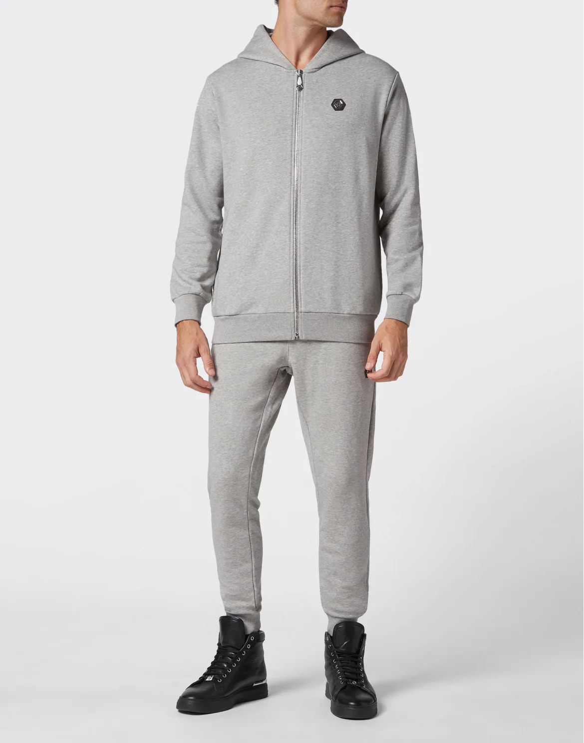 Hoodie sweatshirt Hexagon, цвет: Серый