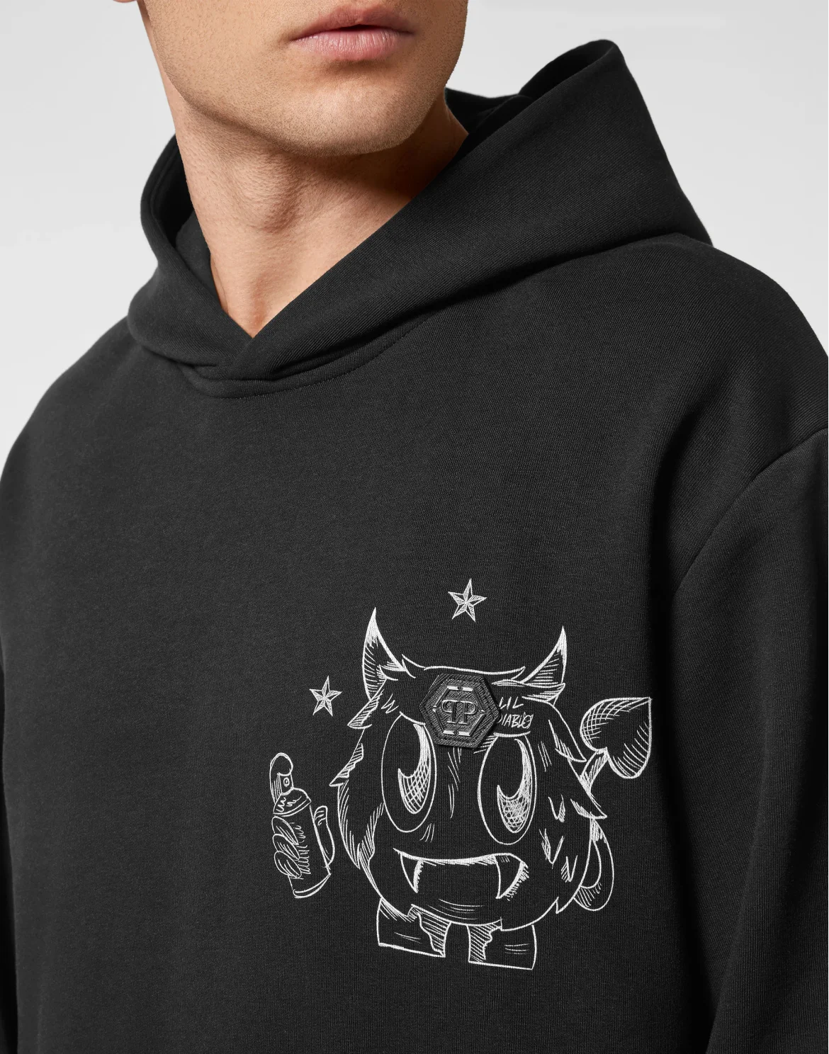 Hoodie Sweatshirt Monsters, цвет: Черный