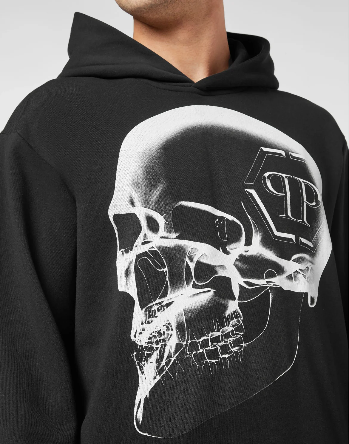 Hoodie sweatshirt Skull, цвет: Черный