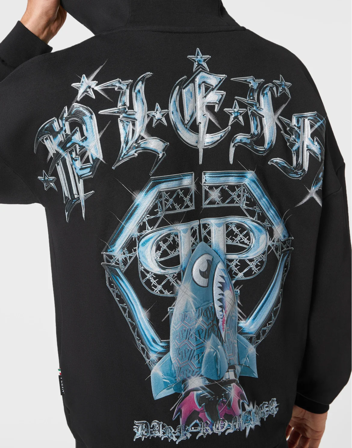 Hoodie Lil Shark Monsters, цвет: Черный