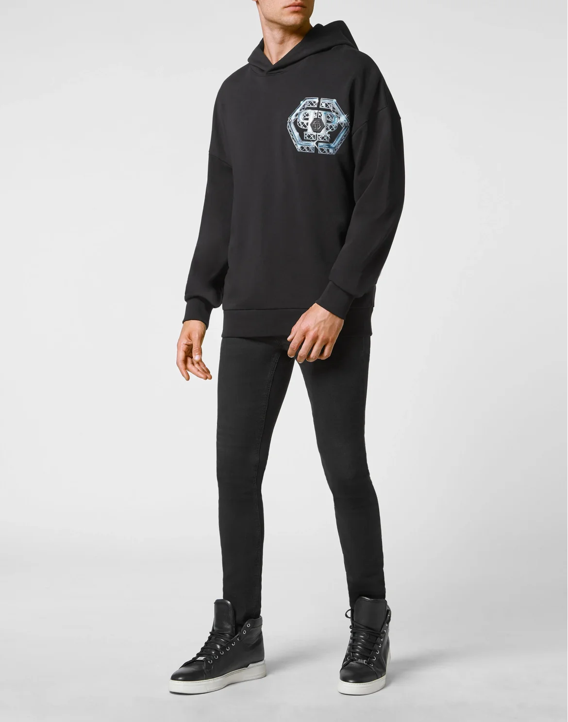 Hoodie Lil Shark Monsters, цвет: Черный