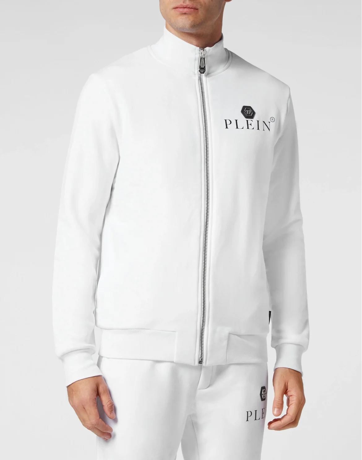 Jogging Tracksuit Top/Trousers Hexagon, цвет: Белый