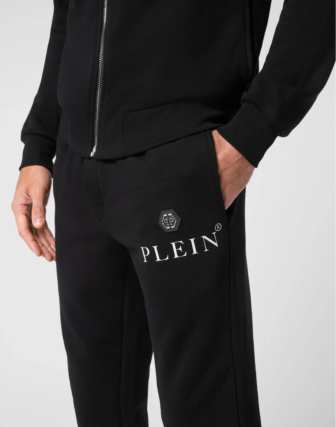 Jogging Tracksuit Top/Trousers Hexagon, цвет: Черный