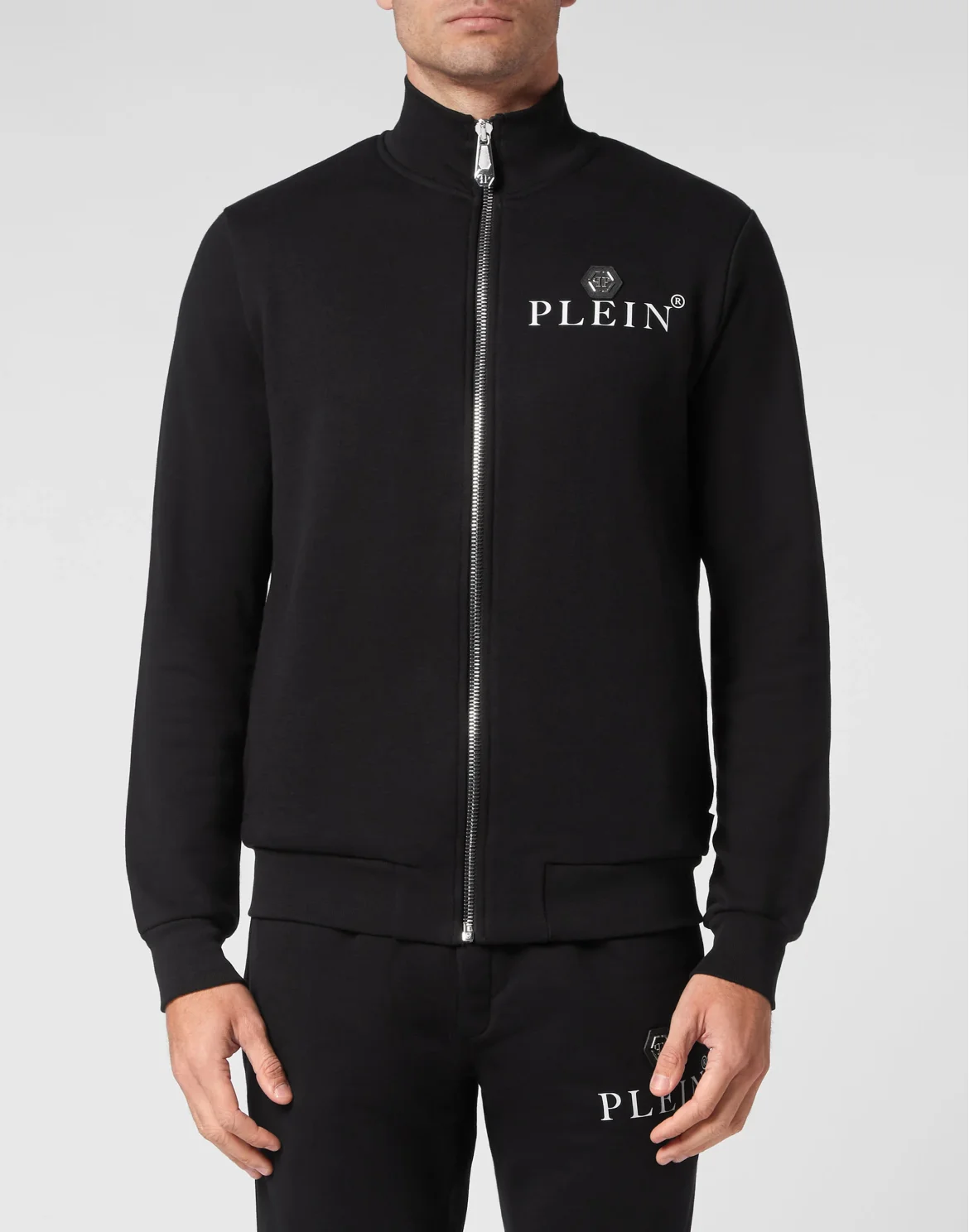 Jogging Tracksuit Top/Trousers Hexagon, цвет: Черный