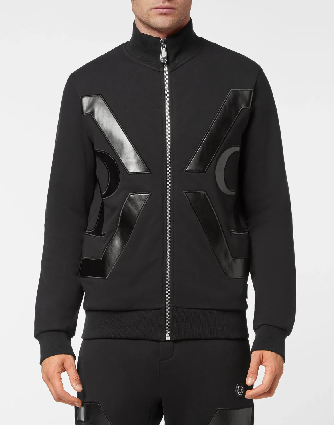 Jogging tracksuit:Top/Trousers Hexagon, цвет: Черный