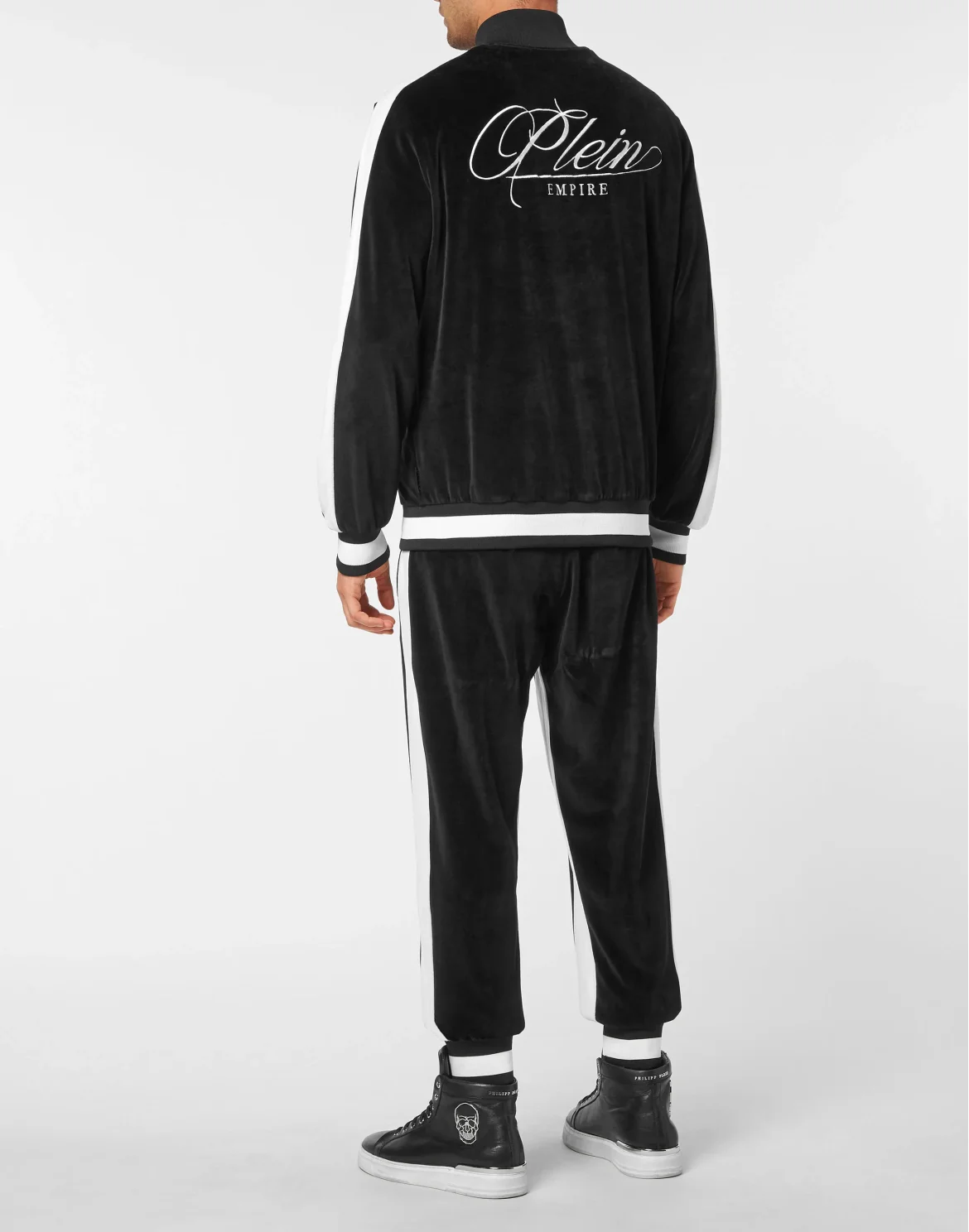 Jogging tracksuit:Top/Trousers, цвет: Черный