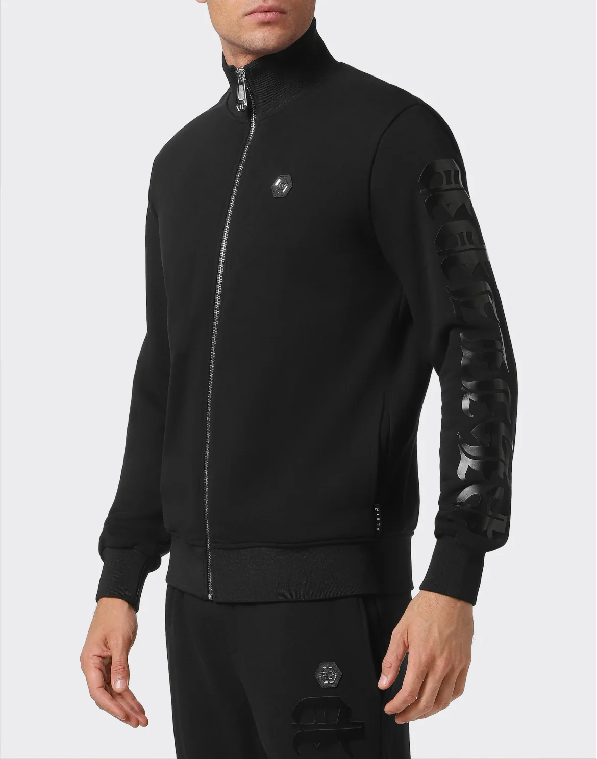 Jogging tracksuit:Top/Trousers Gothic Plein, цвет: Черный