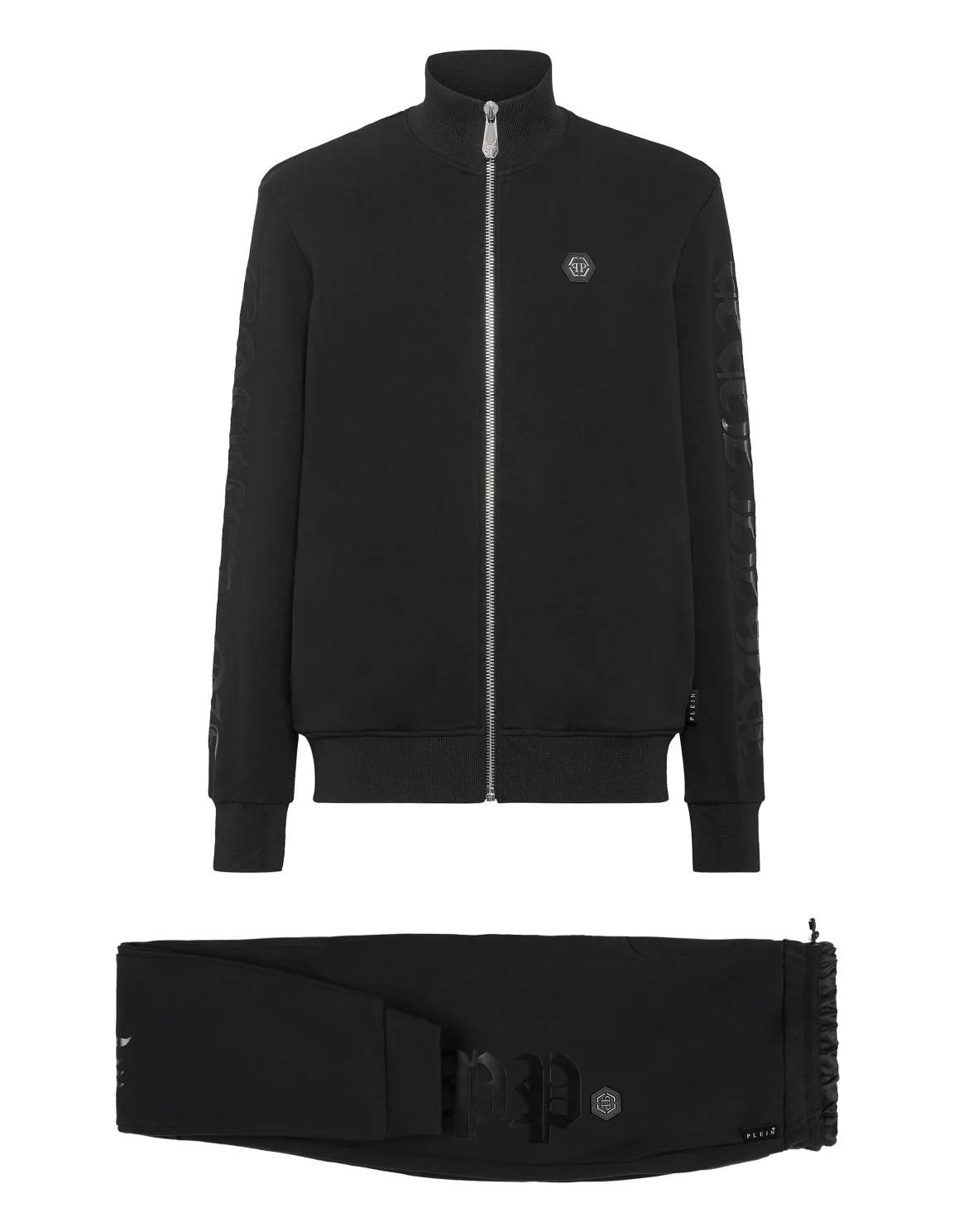 Jogging tracksuit:Top/Trousers Gothic Plein, цвет: Черный