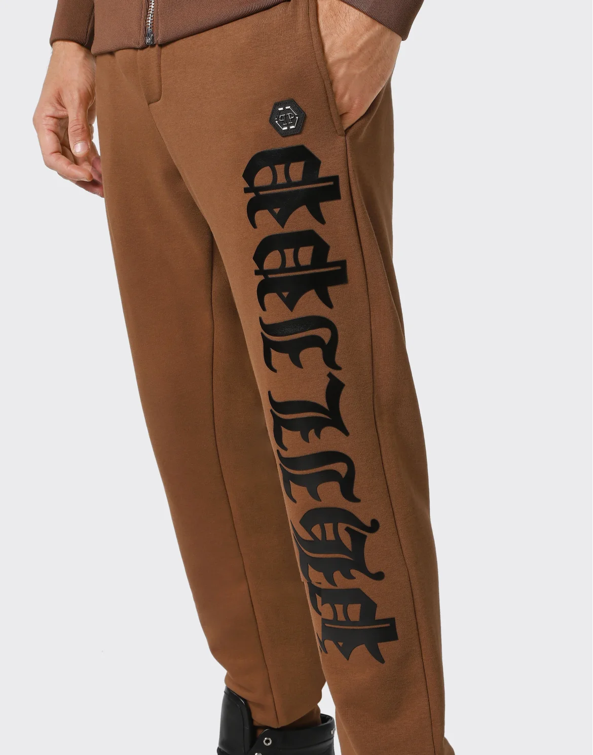 Jogging tracksuit:Top/Trousers Gothic Plein, цвет: Коричневый