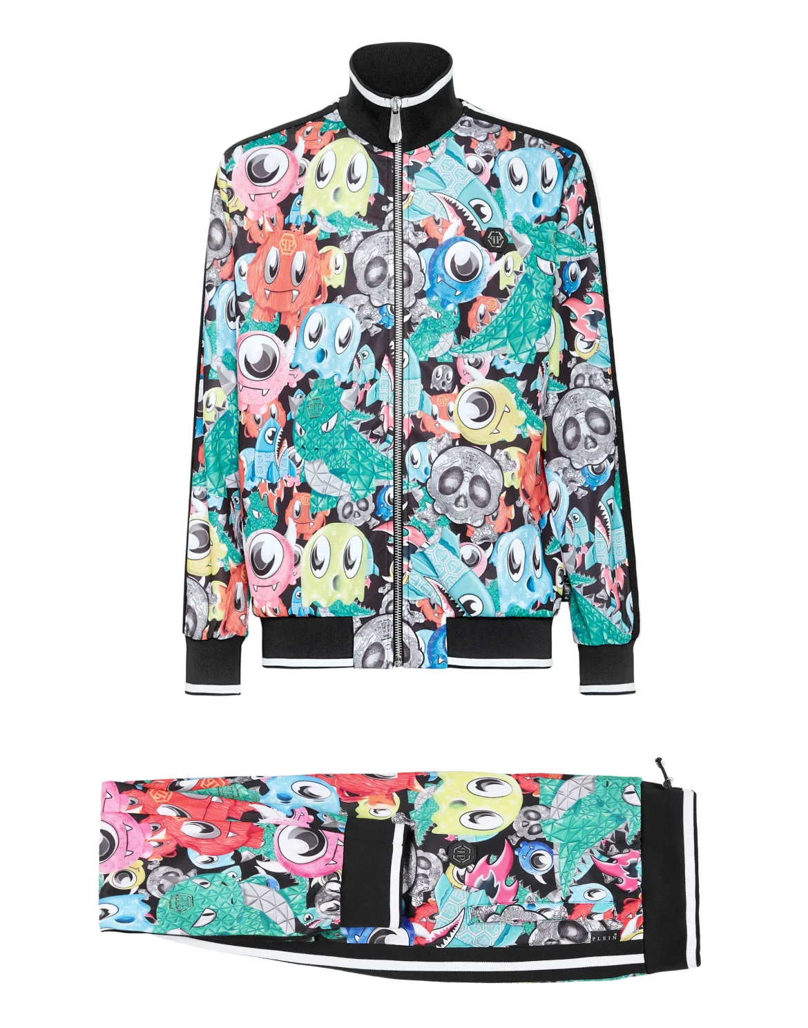 TRACKSUIT: ZIP-UP JACKET + JOGGING PANTS MONSTER, цвет: Мультиколор