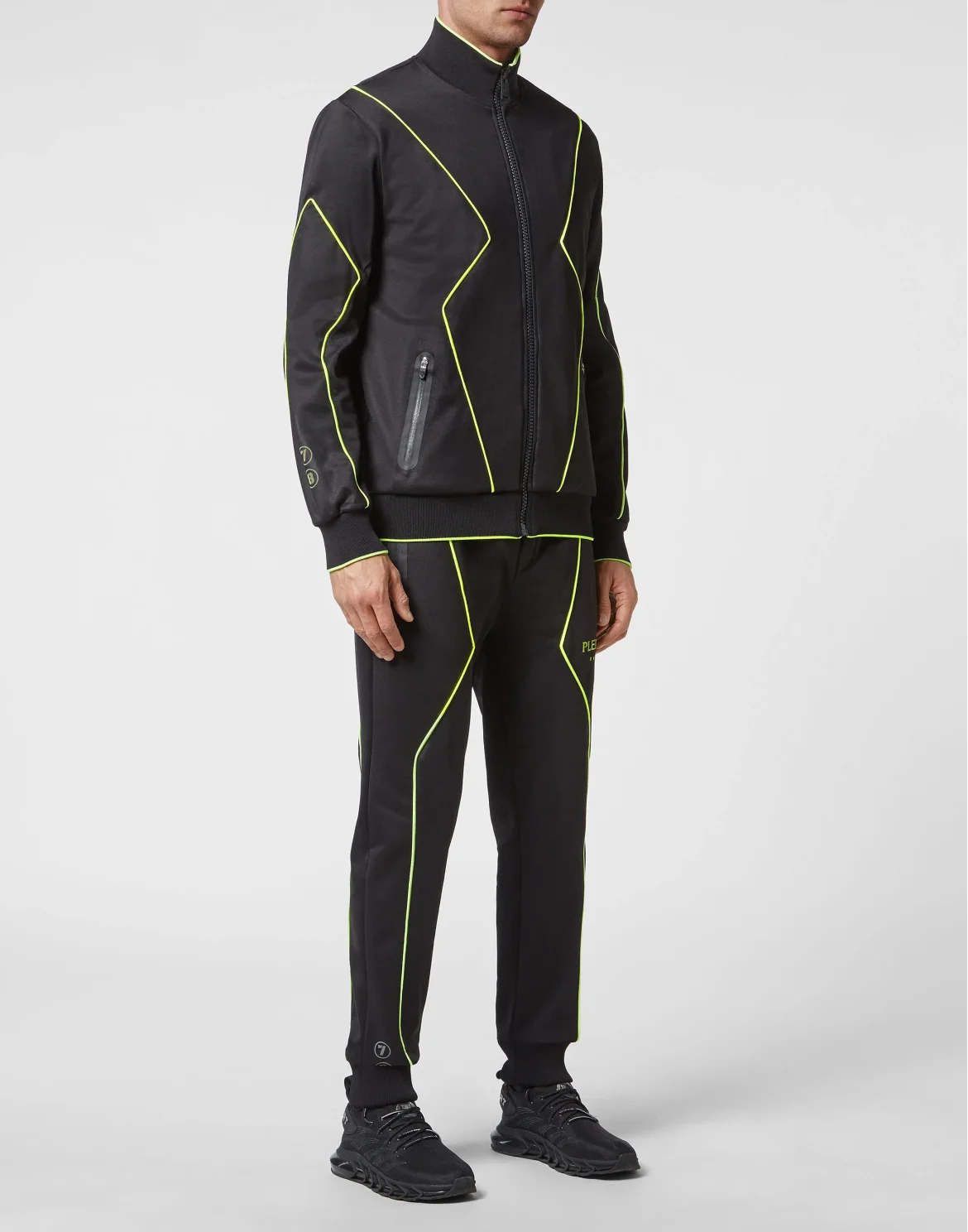 Tracksuit: Zip-up Jacket + jogging pants, цвет: Черный