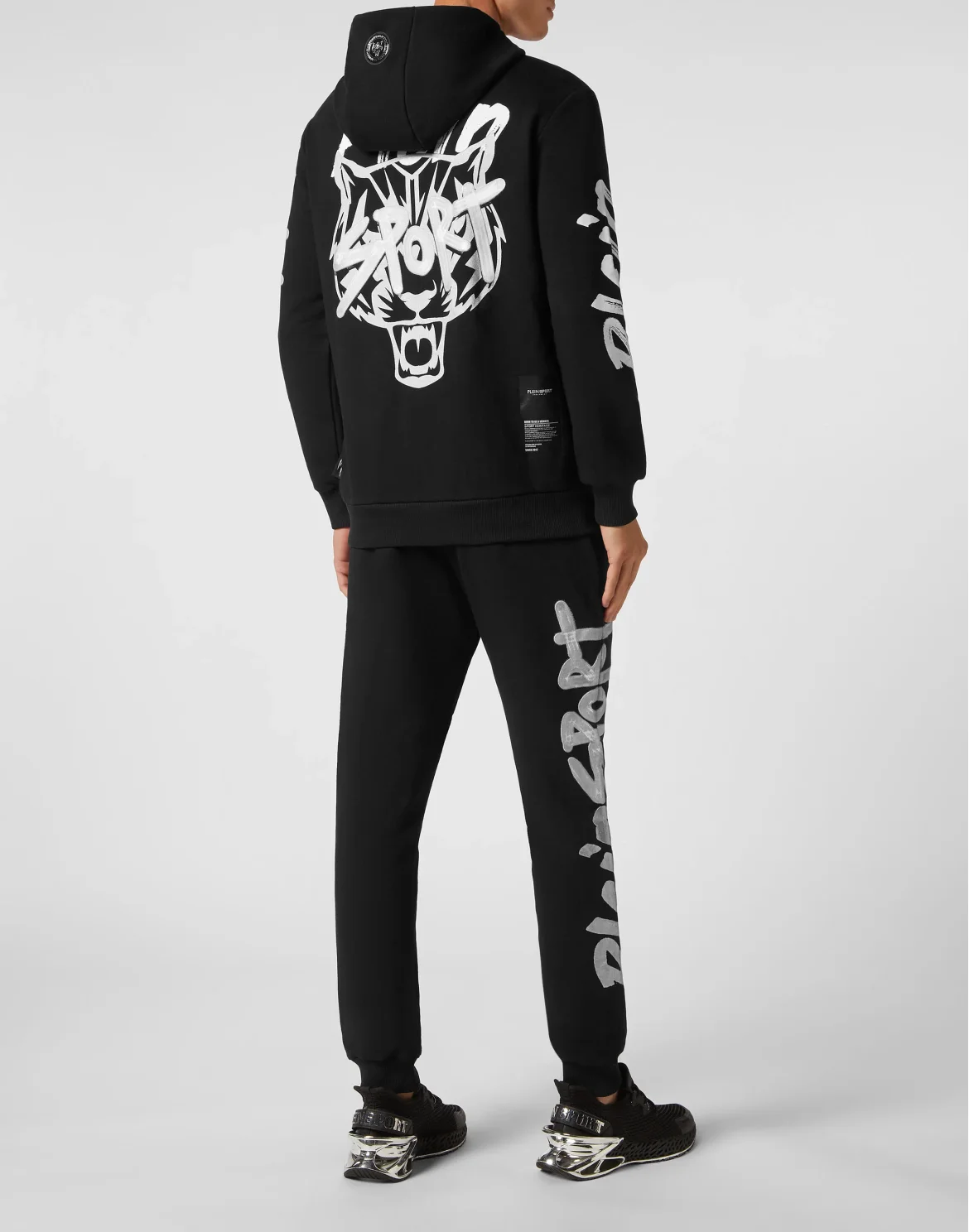 Tracksuit: Hoodie+Jogging pants Stencil Tiger Street Fighter, цвет: Черный