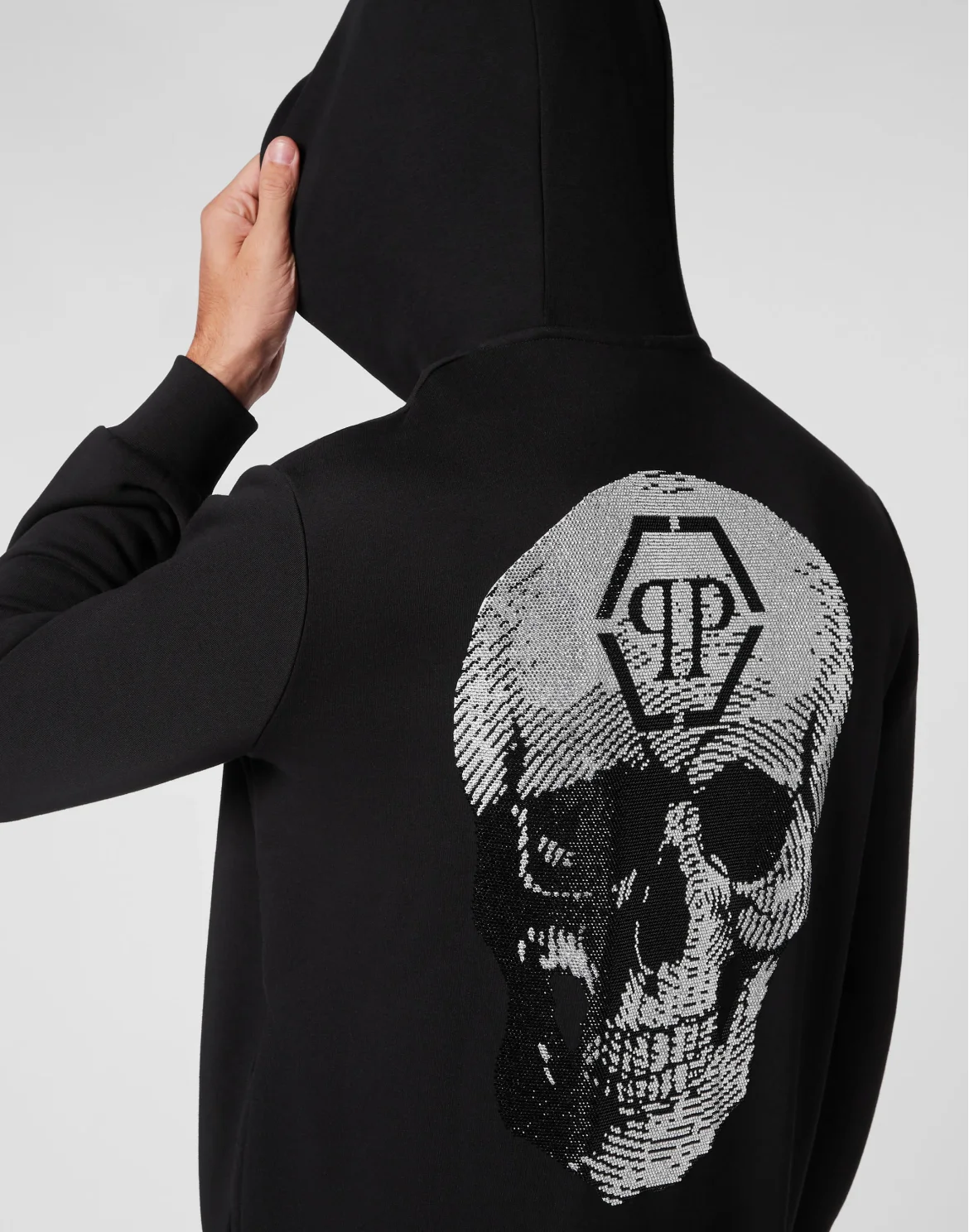 Jogging Tracksuit: Hoodie/Trousers Skull, цвет: Черный