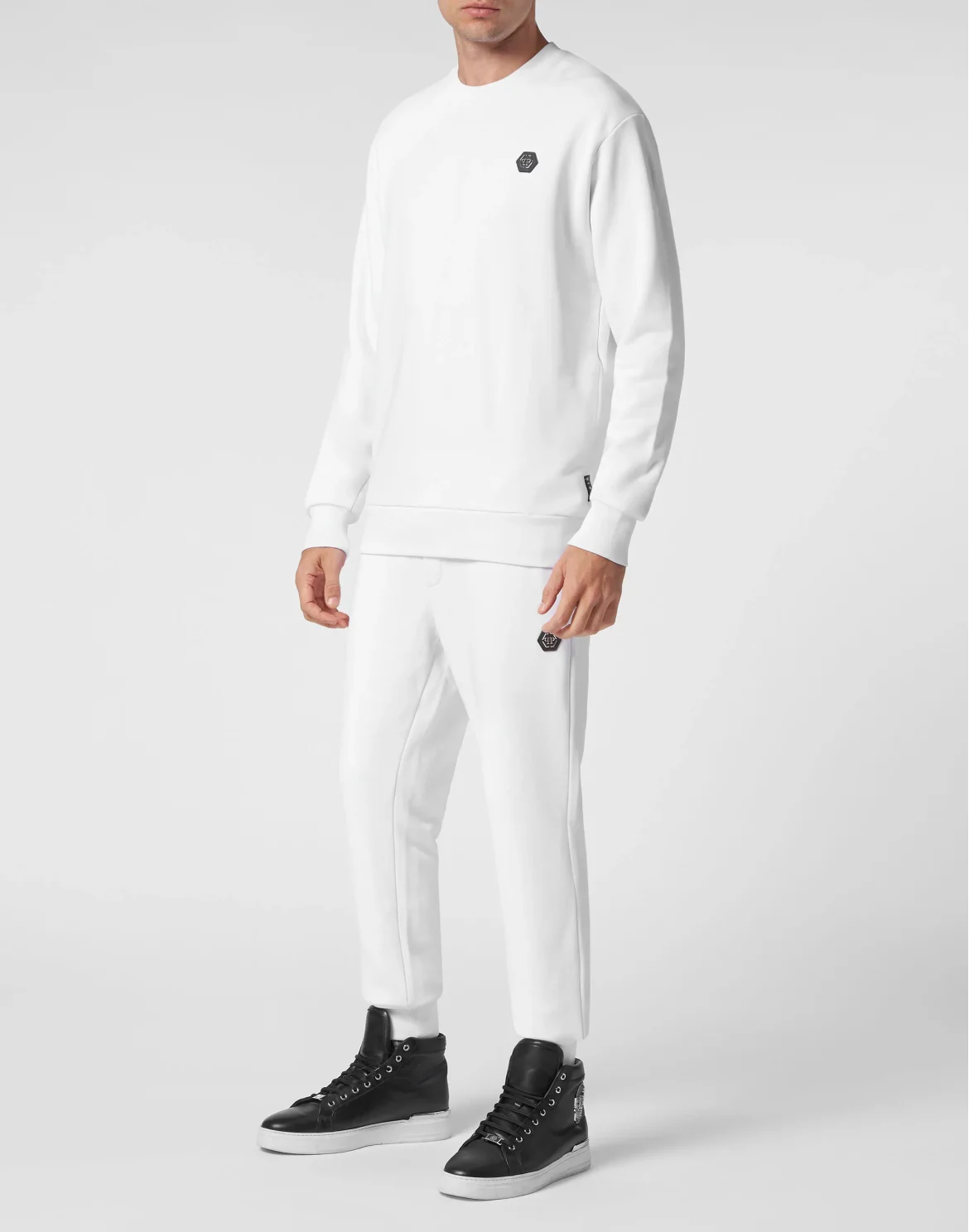 Sweatshirt LS Hexagon, цвет: Белый
