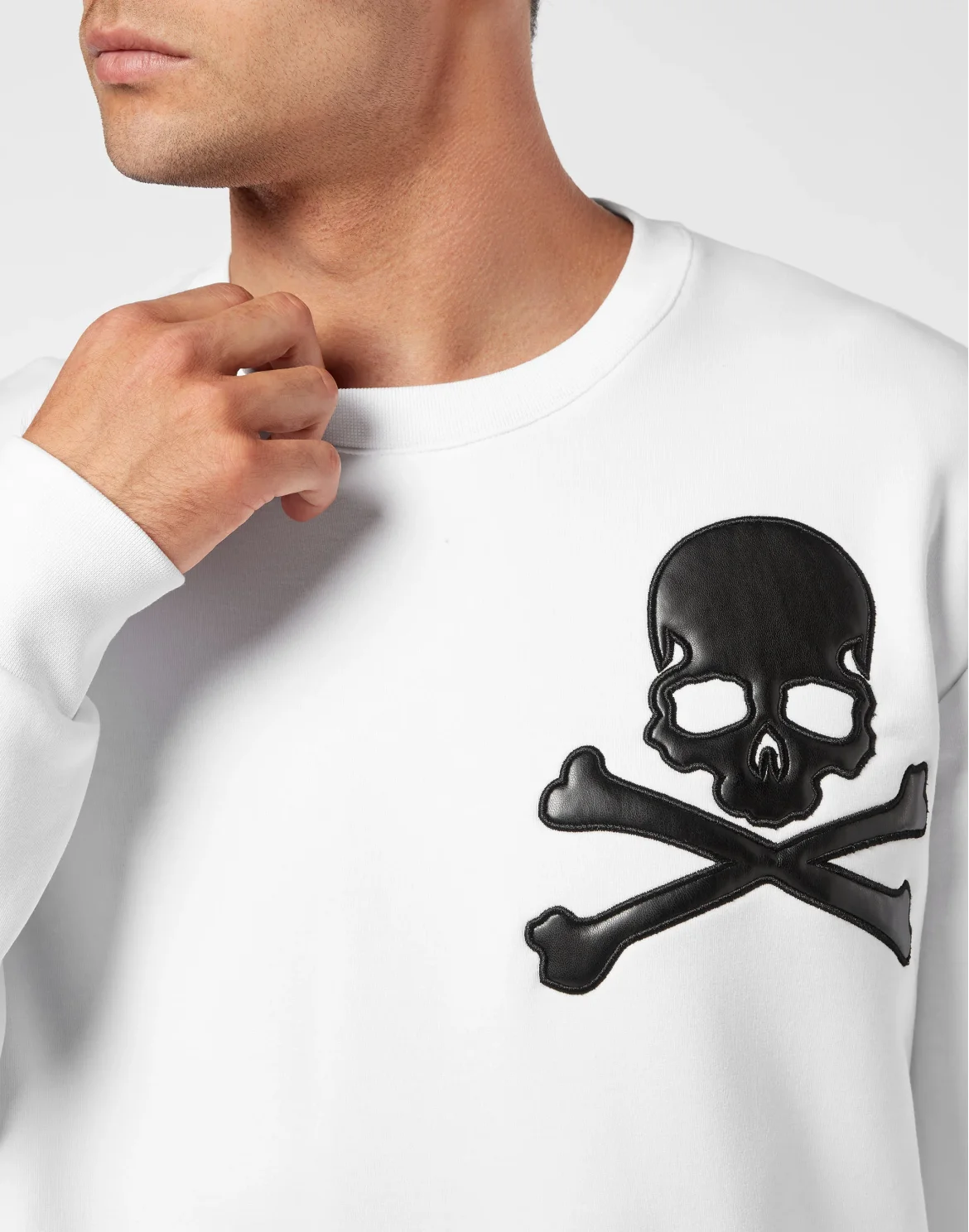 Sweatshirt LS Skull, цвет: Белый