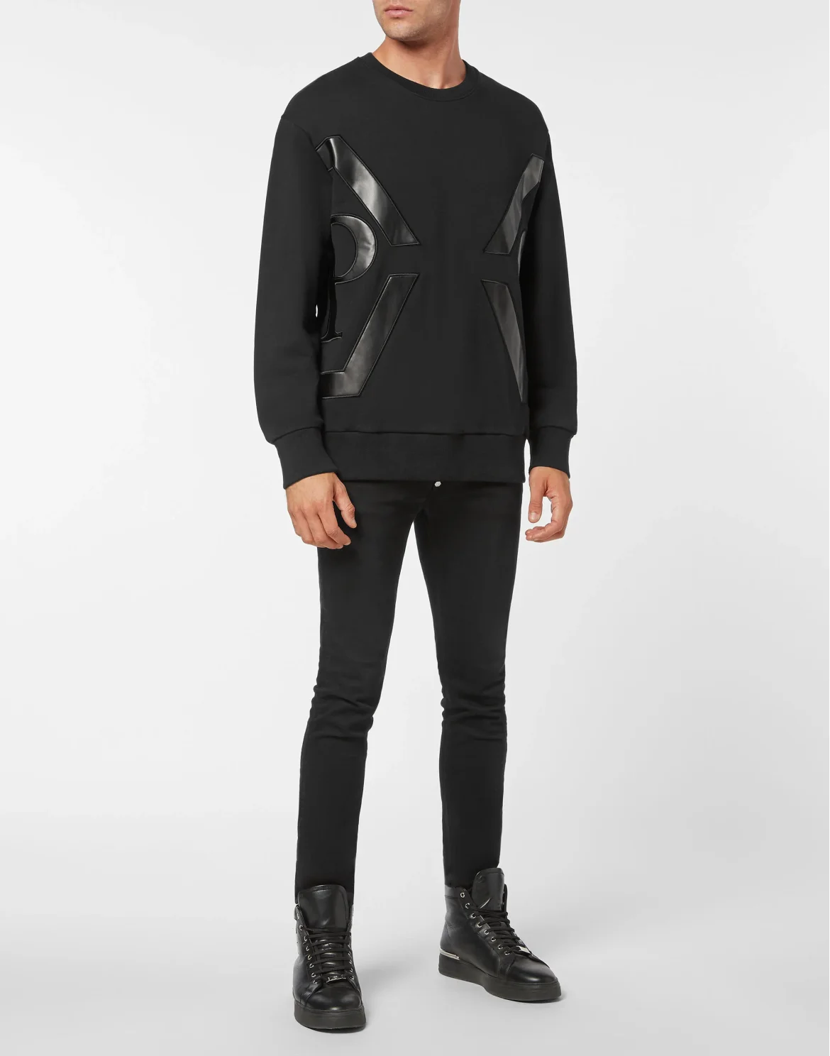 Sweatshirt LS Hexagon, цвет: Черный