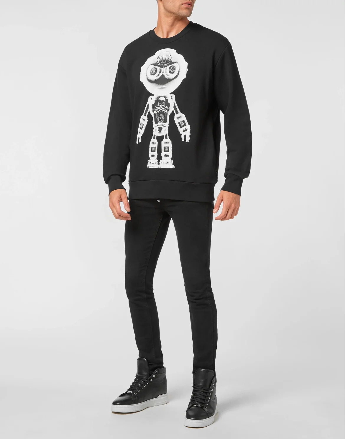 Sweatshirt Roundneck, цвет: Черный