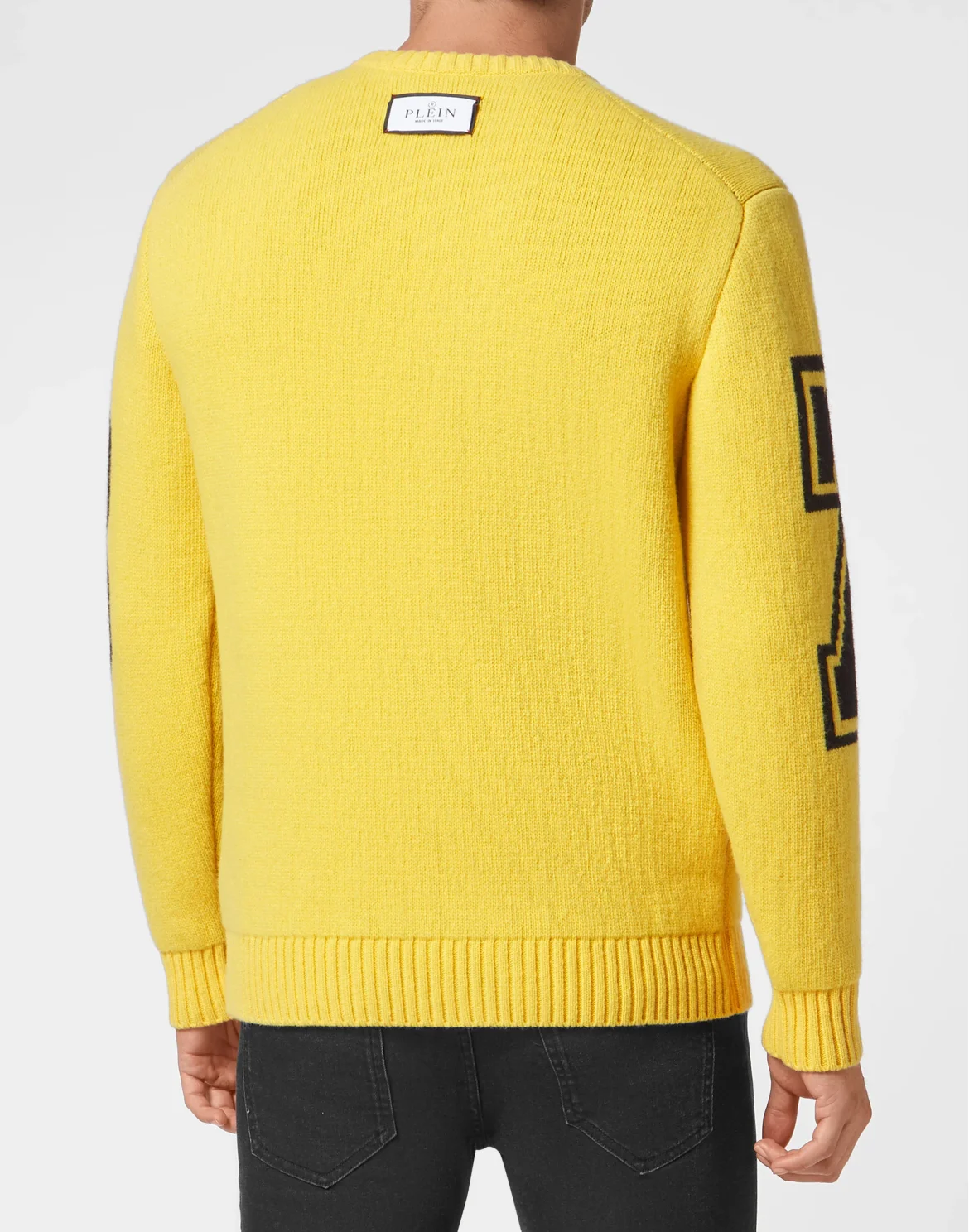 Lambswool Pullover Round Neck LS Basketball, цвет: Желтый