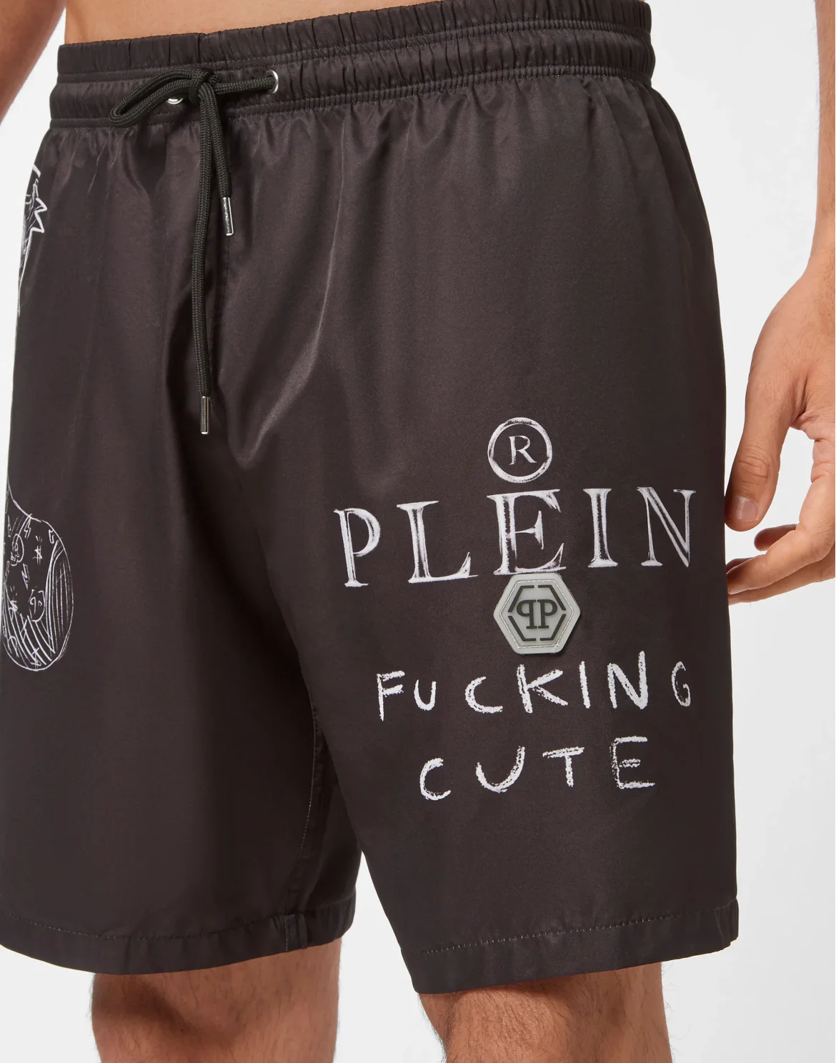 Beachwear Long Shorts Teddy Bear, цвет: Черный