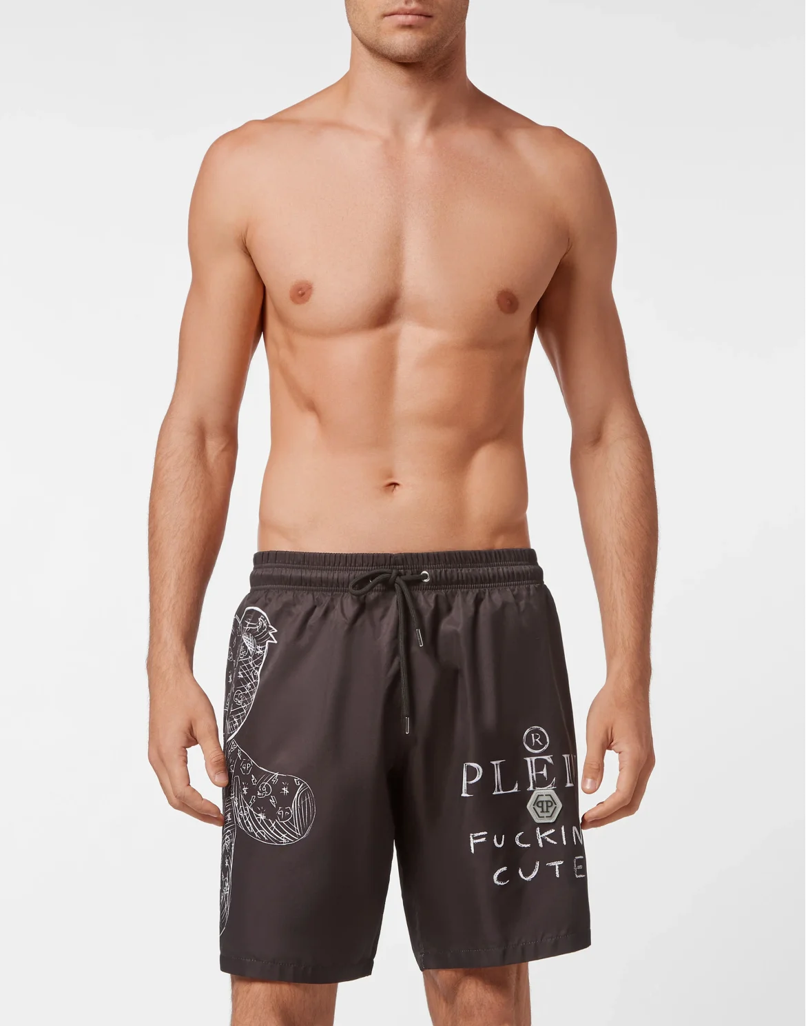 Beachwear Long Shorts Teddy Bear, цвет: Черный
