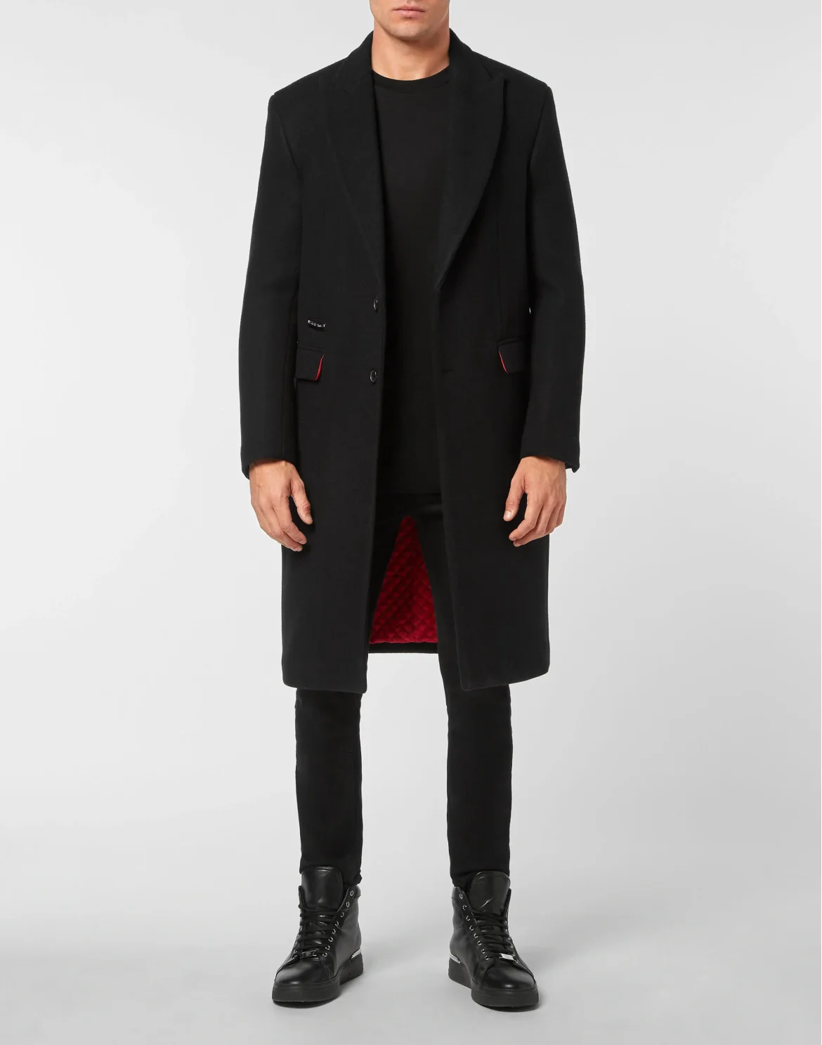 Coat Long, цвет: Черный