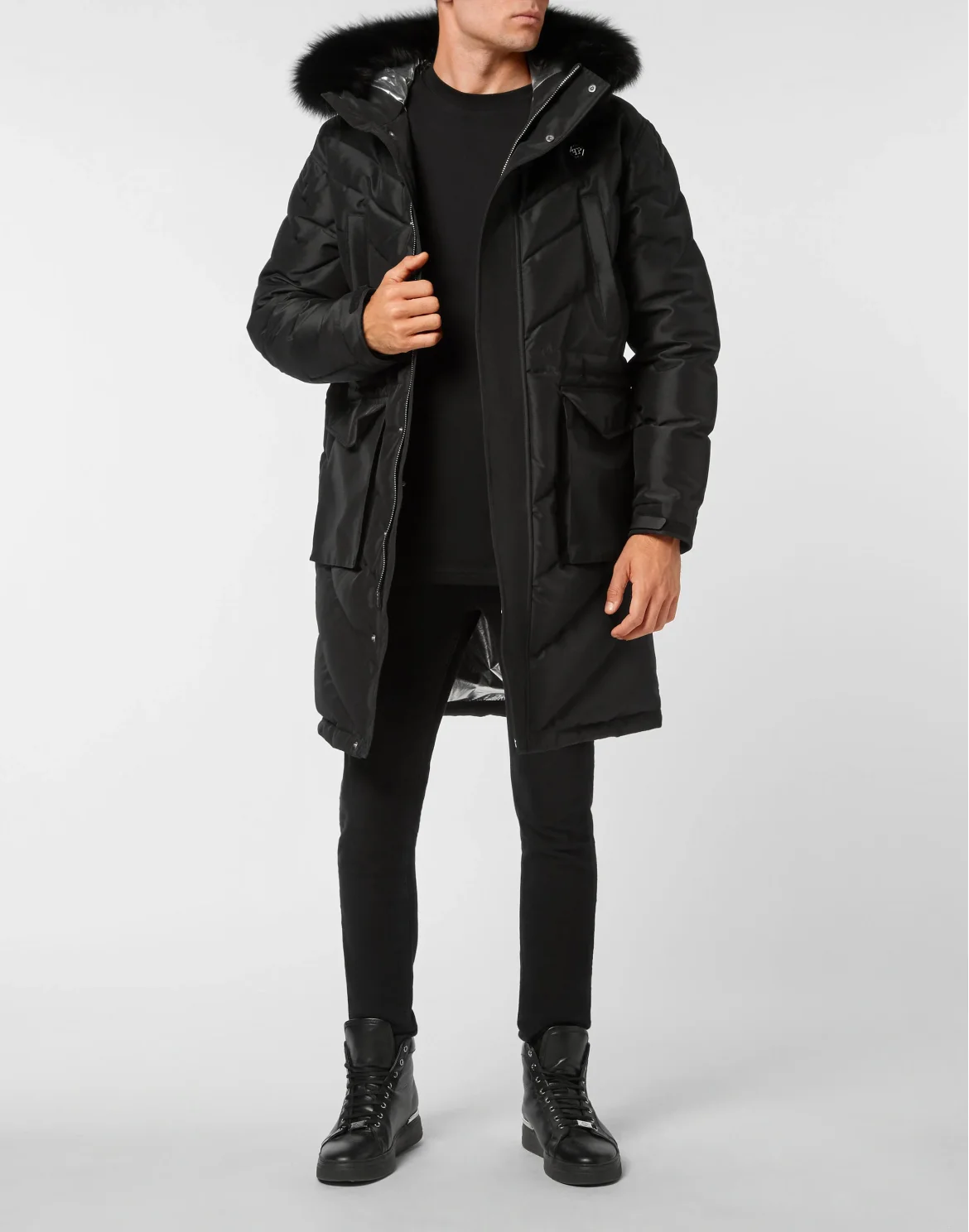 Parka Skull & Bones, цвет: Черный