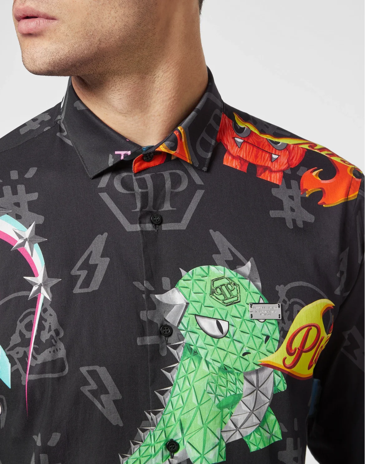 Shirt Sugar Daddy Cut LS Monsters, цвет: Черный
