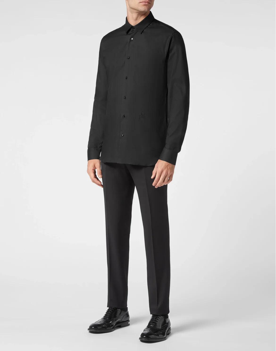 Shirt Playboy Cut LS Basic, цвет: Черный