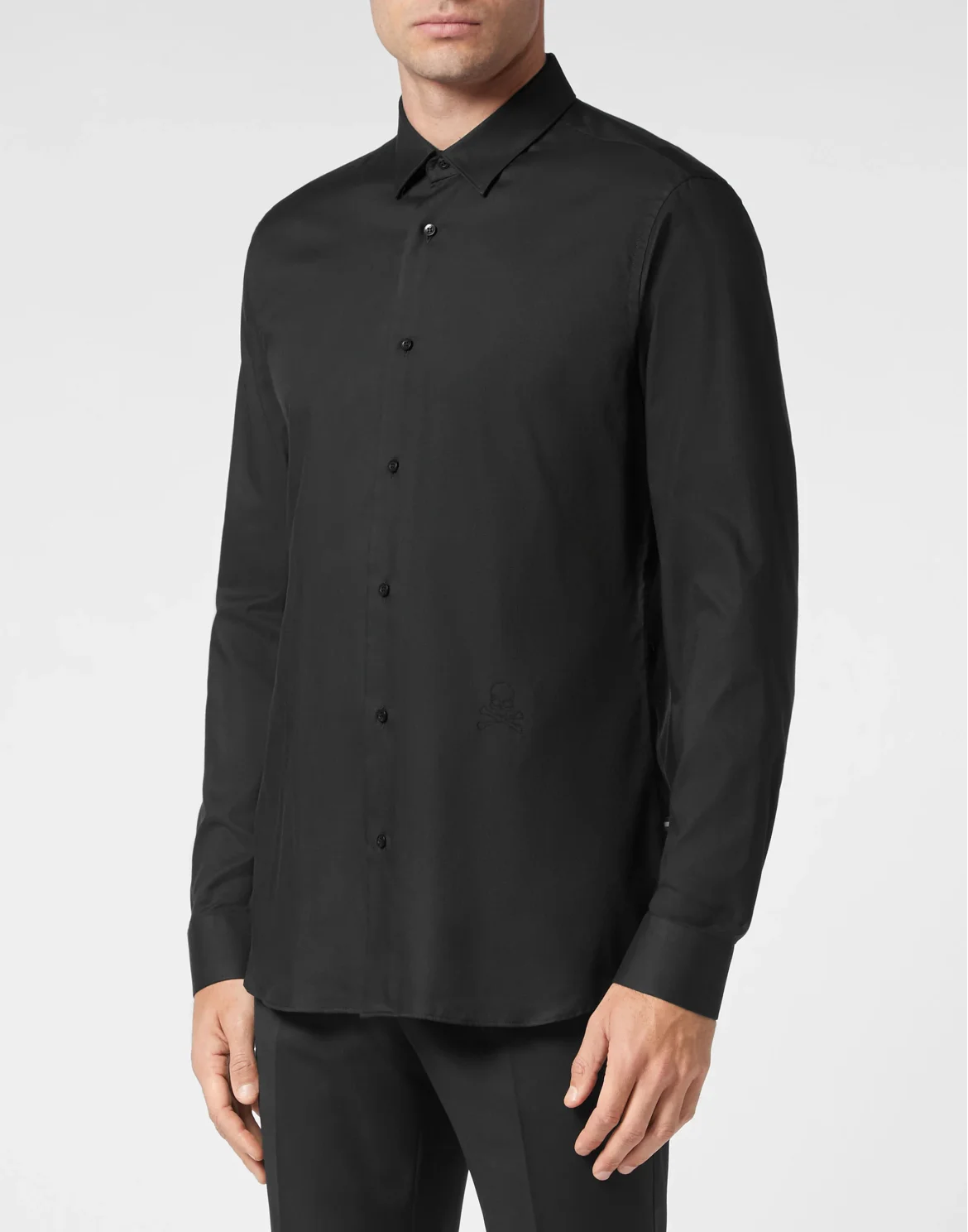 Shirt Playboy Cut LS Basic, цвет: Черный
