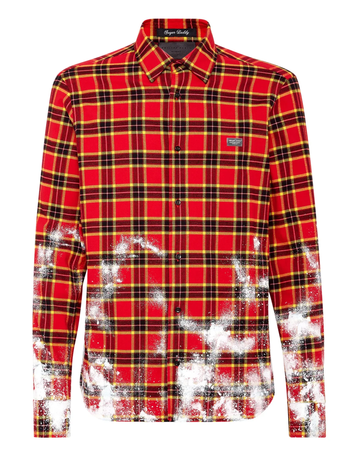 Flannel Sugar Daddy Cut LS Gothic Plein, цвет: Красный
