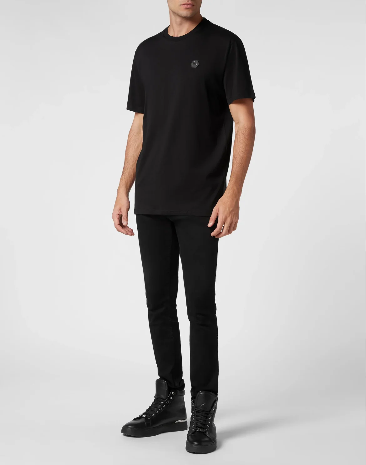 T-shirt Round Neck SS Basic, цвет: Черный