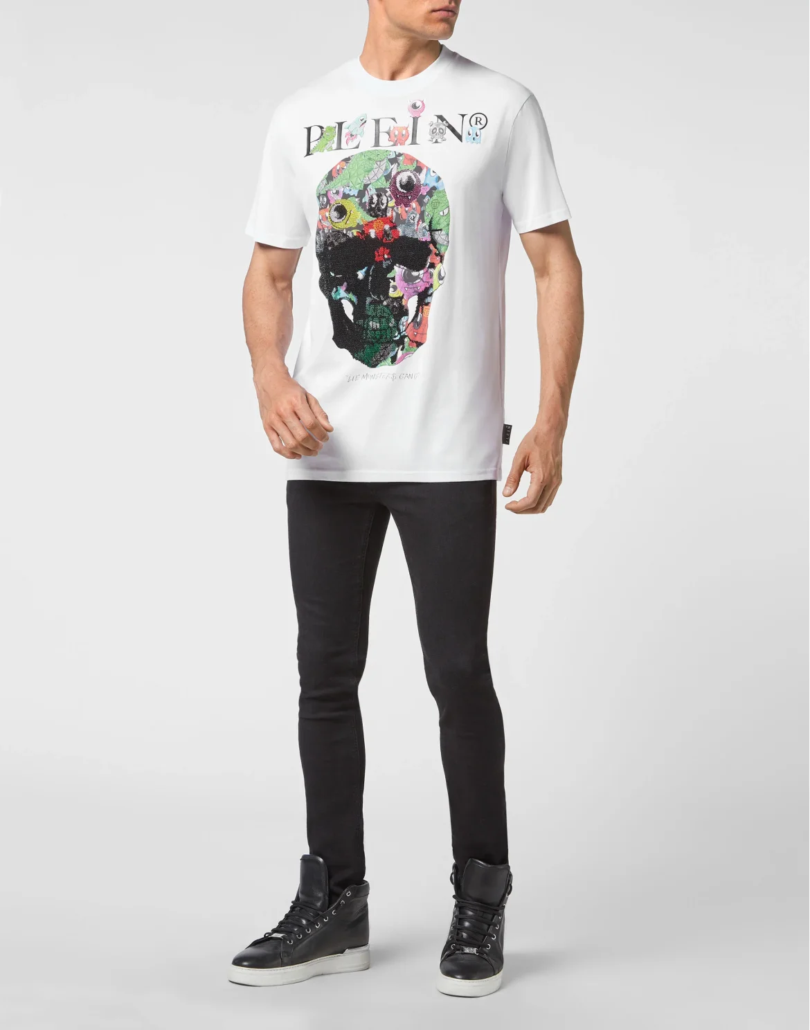 T-shirt Round Neck SS Monsters, цвет: Белый