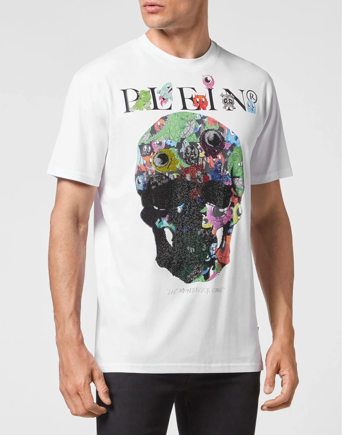 T-shirt Round Neck SS Monsters, цвет: Белый