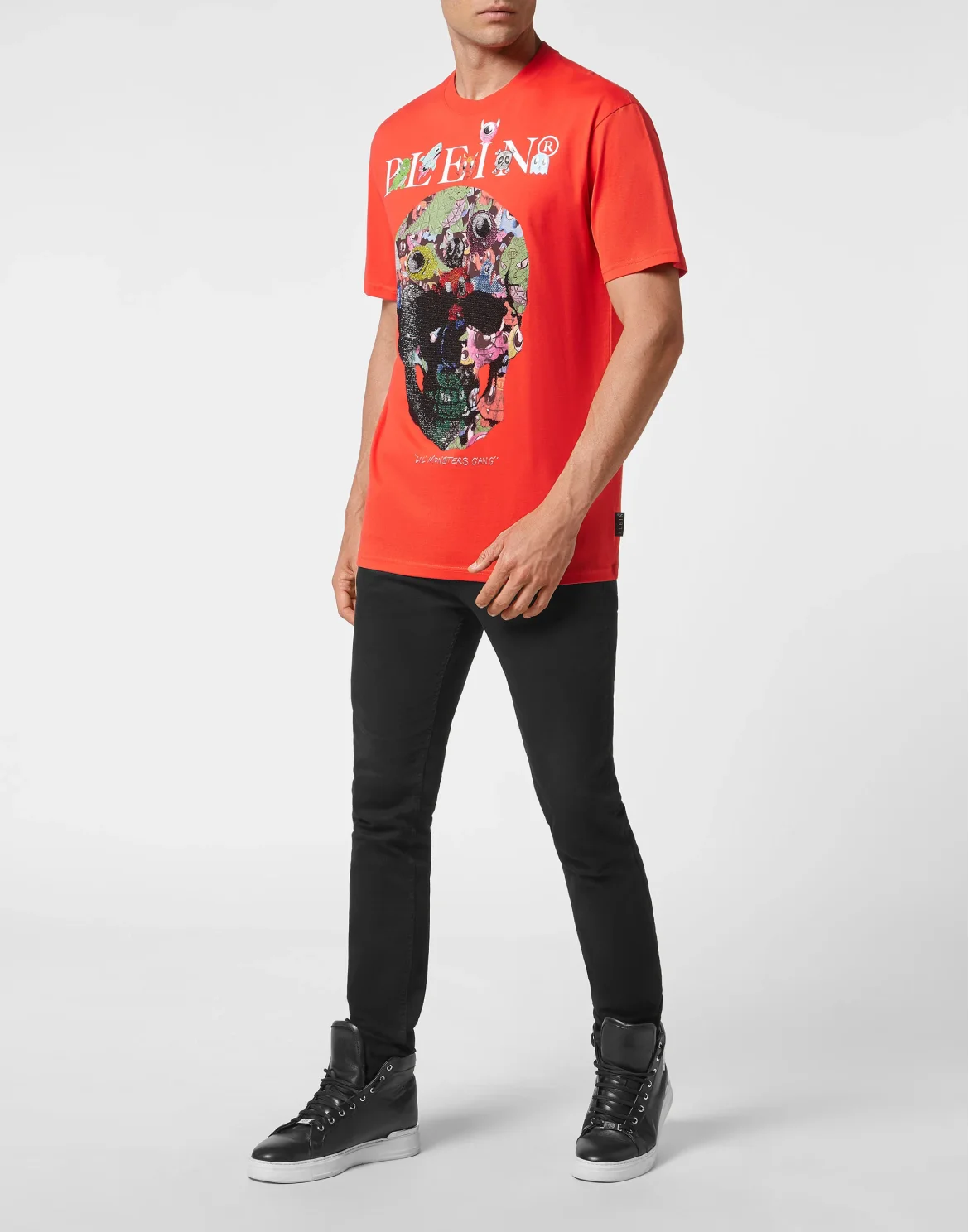 T-shirt Round Neck SS Monsters, цвет: Красный