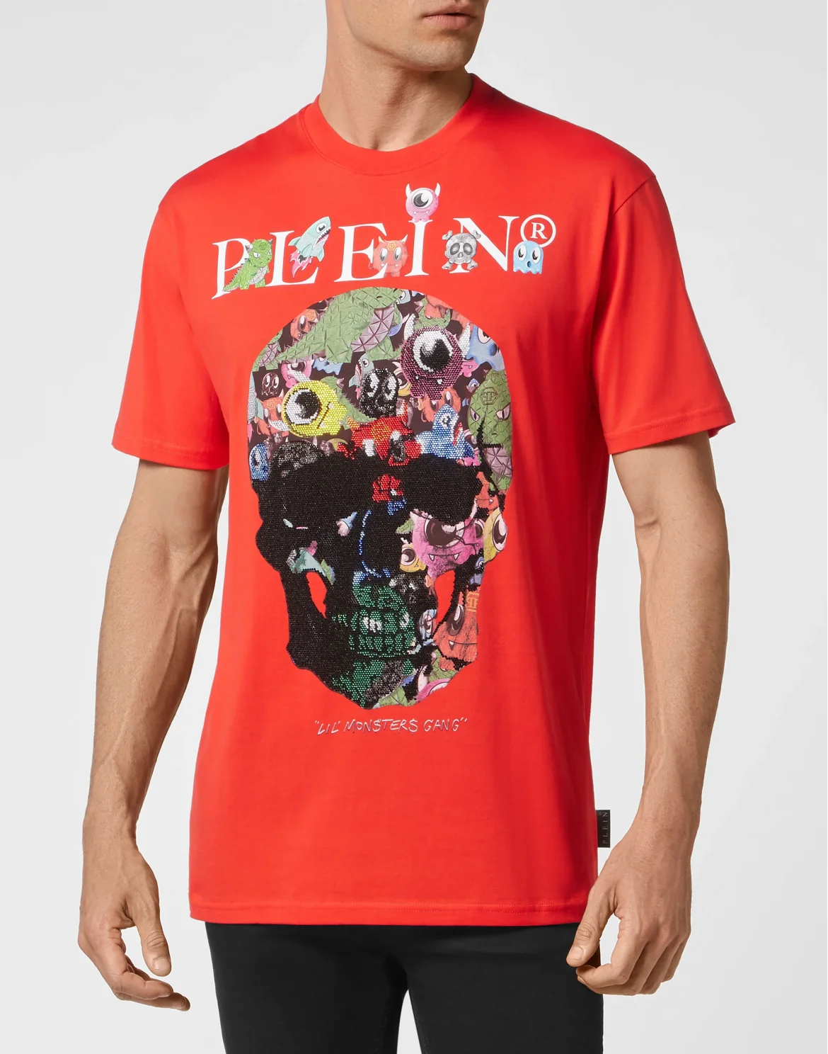 T-shirt Round Neck SS Monsters, цвет: Красный