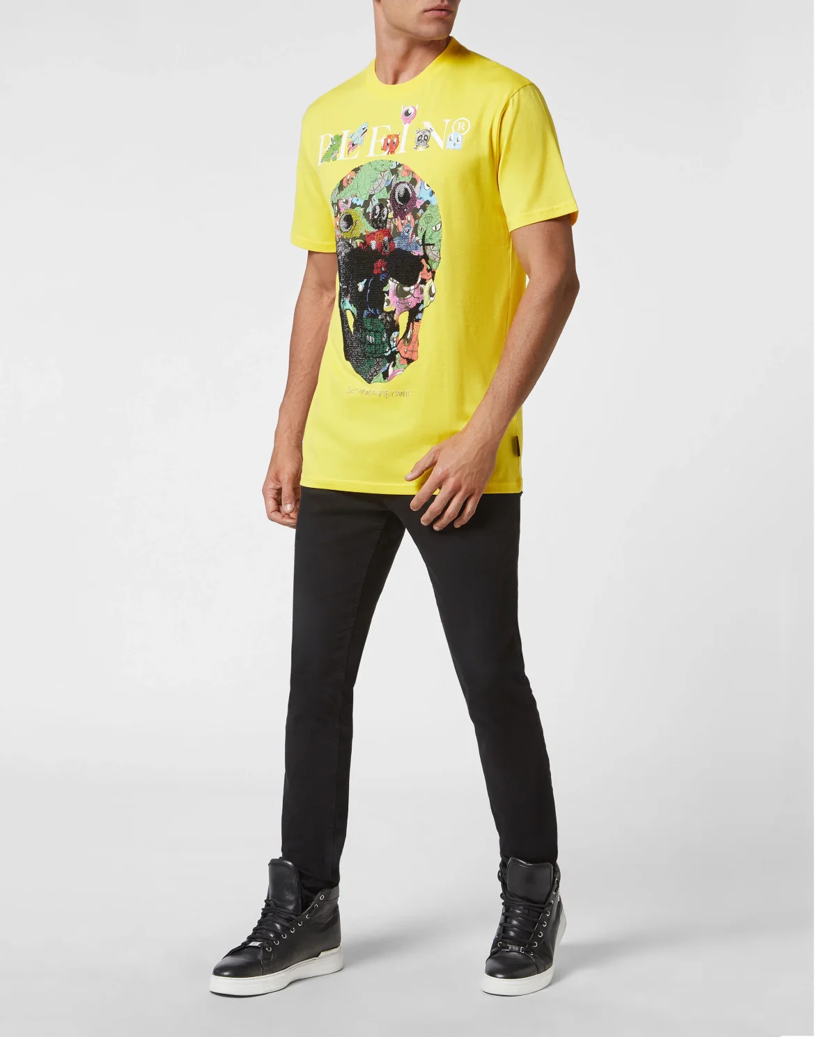 T-shirt Round Neck SS Monsters, цвет: Желтый