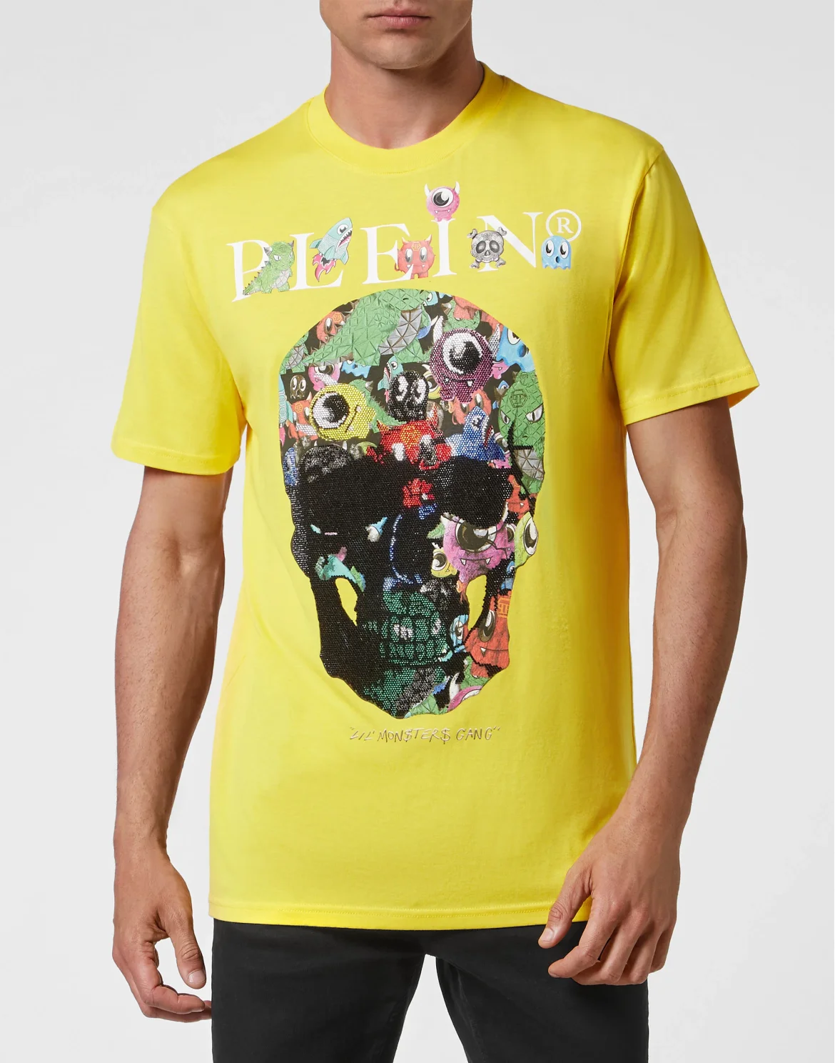 T-shirt Round Neck SS Monsters, цвет: Желтый