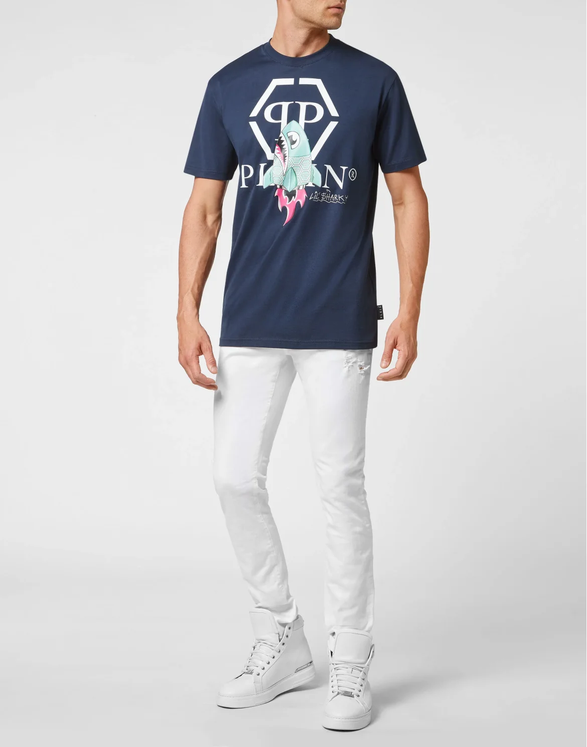 T-shirt Round Neck SS Monsters, цвет: Синий