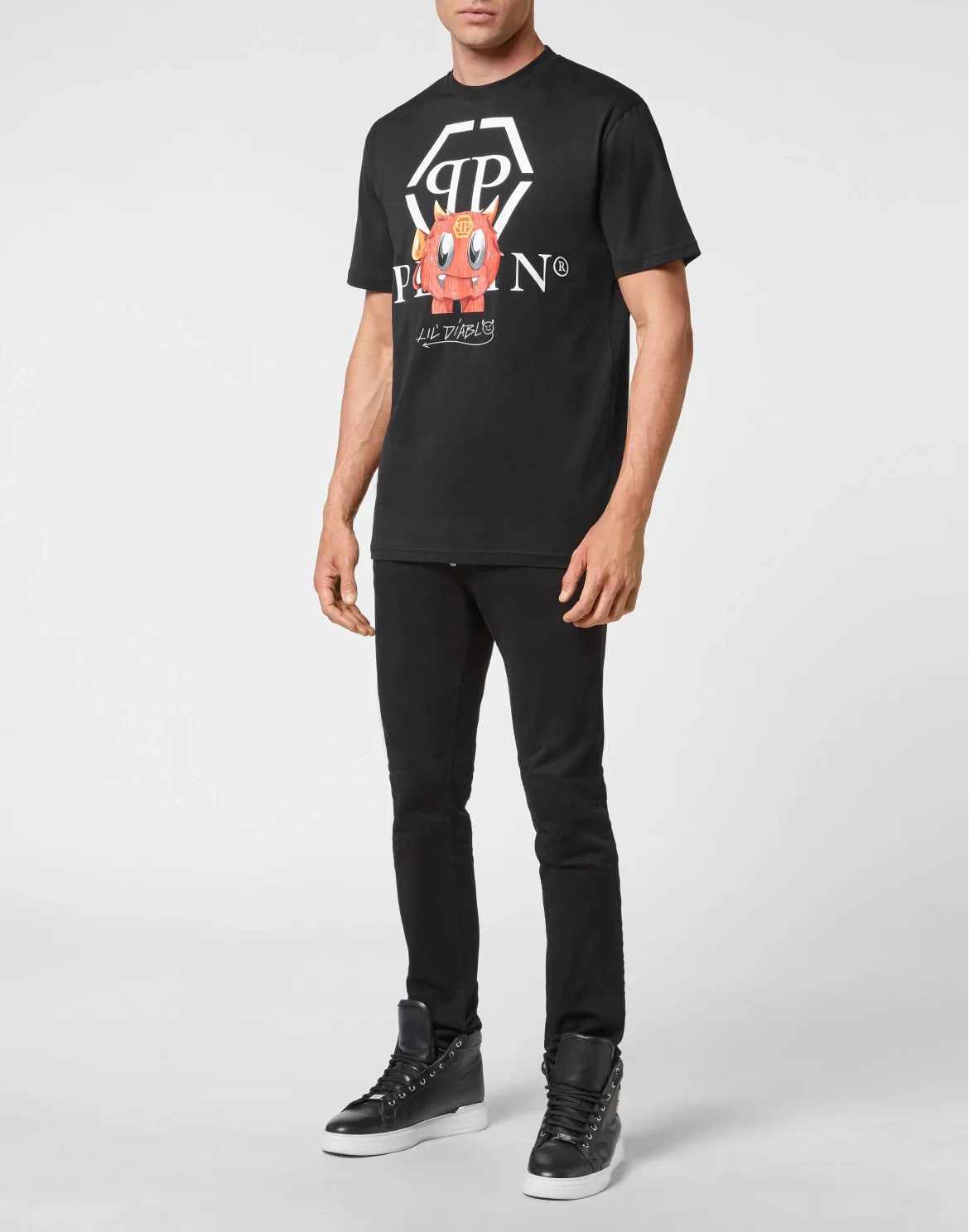 T-shirt Round Neck SS Monsters, цвет: Черный