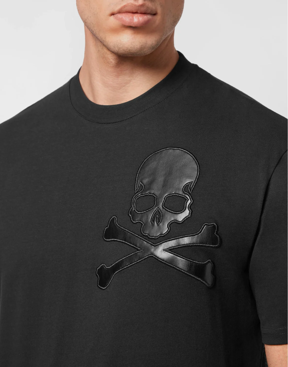 T-shirt Round Neck SS Skull, цвет: Черный