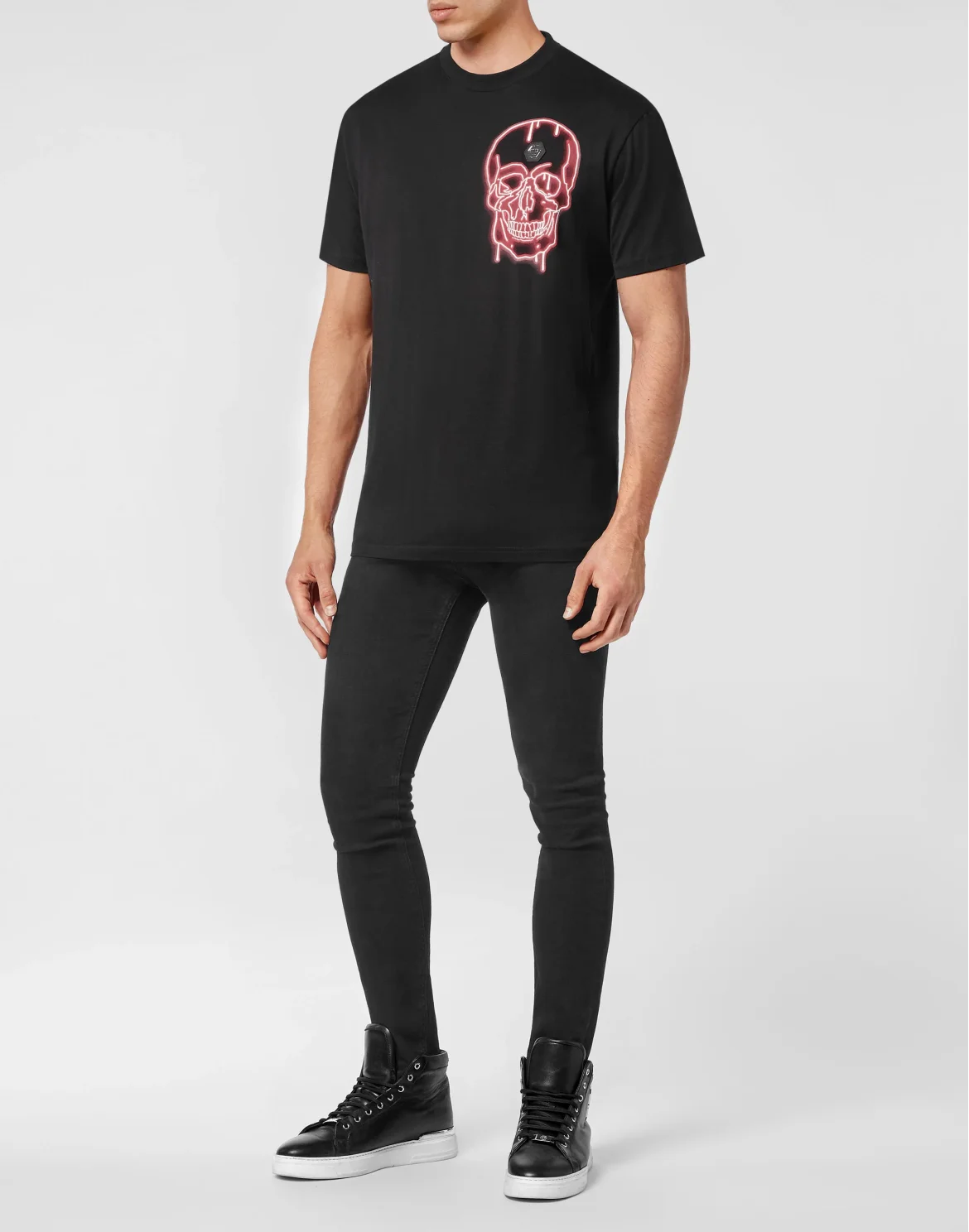 T-shirt Round Neck SS Graffiti, цвет: Черный