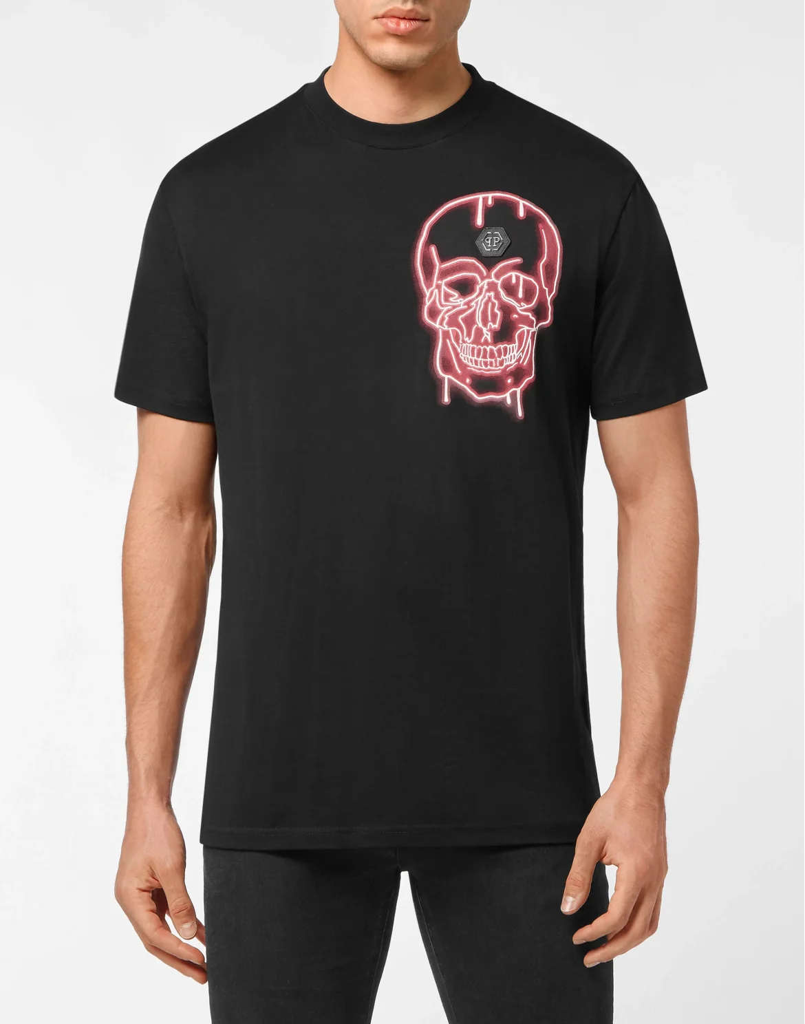 T-shirt Round Neck SS Graffiti, цвет: Черный