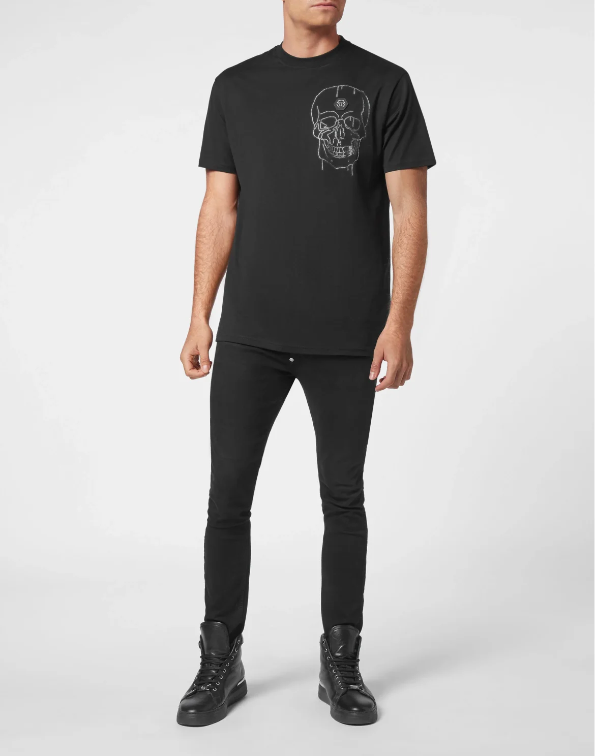 T-shirt Round Neck SS Graffiti, цвет: Черный