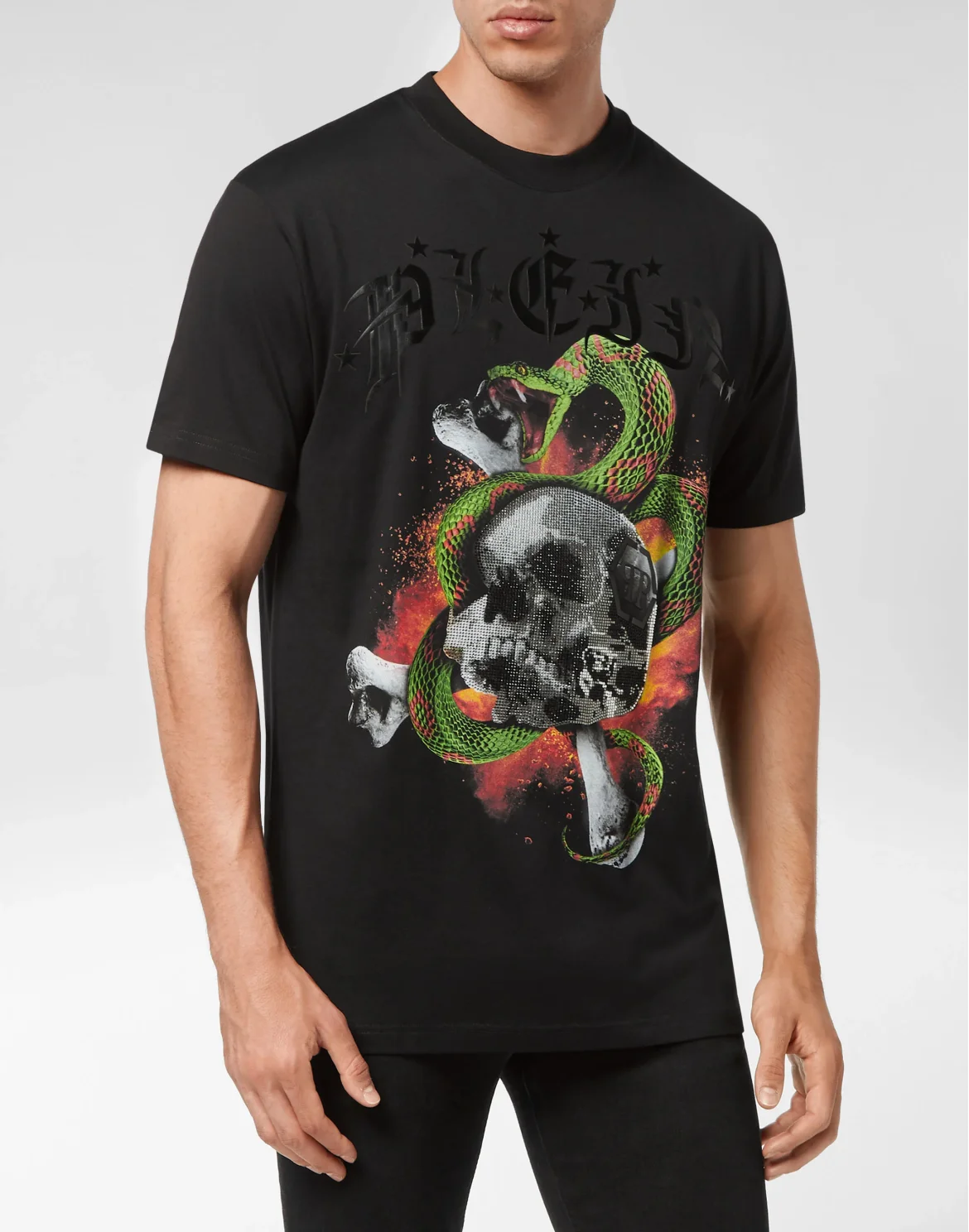 T-shirt Round Neck SS, цвет: Черный
