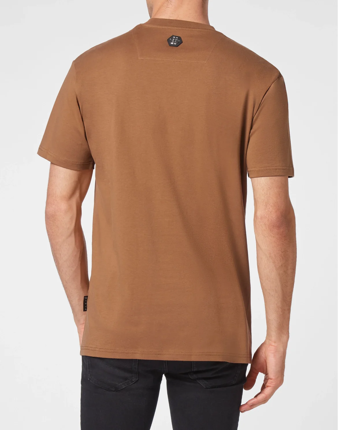 T-shirt Round Neck SS, цвет: Коричневый